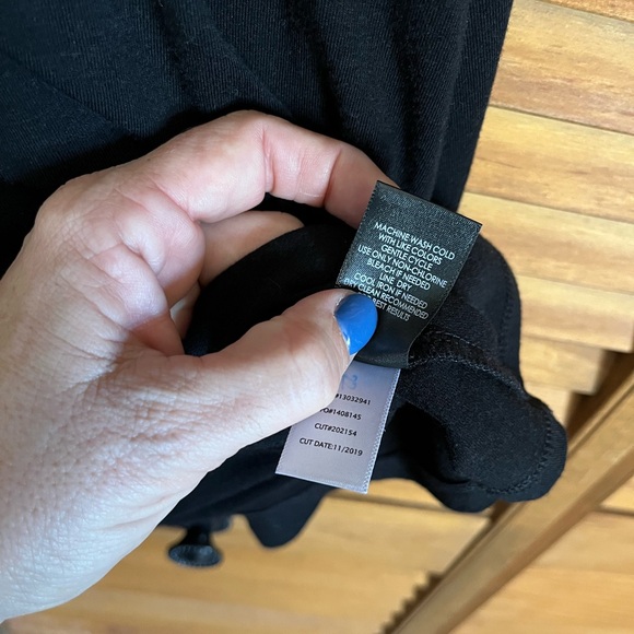 Soft Jersey Popover Trapeze Dress with Sheer Lace Shoulders and Sleeves size 1 - Picture 6 of 6